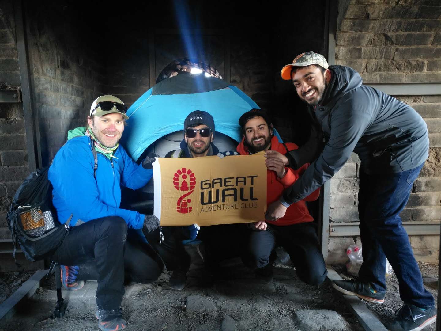 Great Wall camping memories — travelers from our China travel family